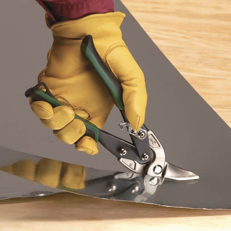 Malco Offset Aviation Snips Right (Green) - Image 2
