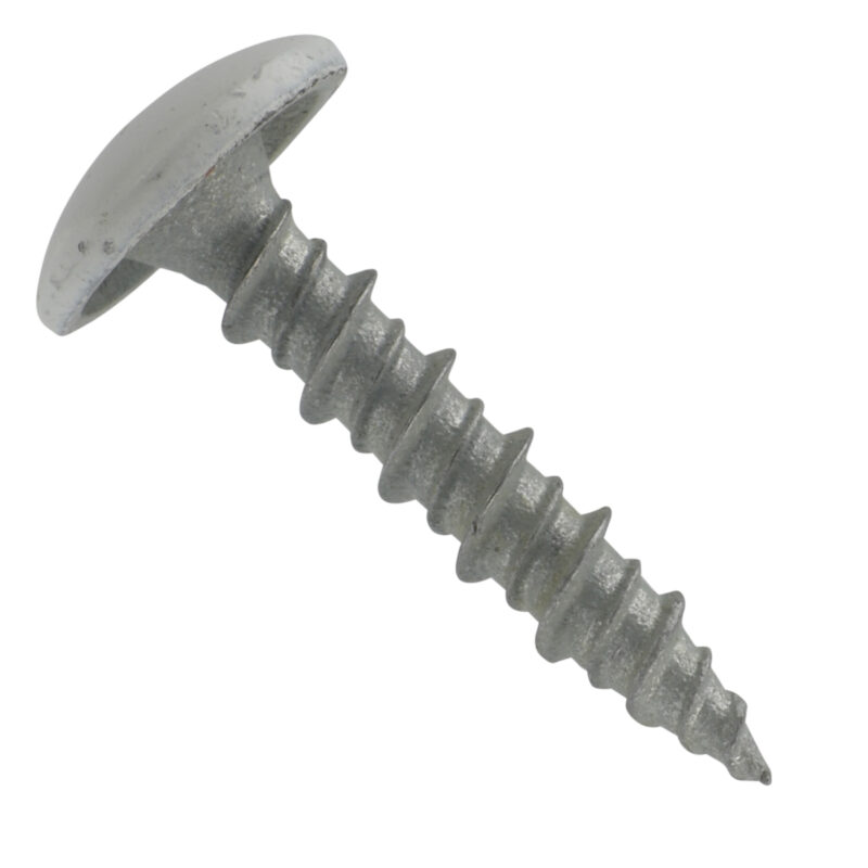 #10x1" Bright White LoGrip Steel Siding/Interior Liner Panel Screw (No Washer)