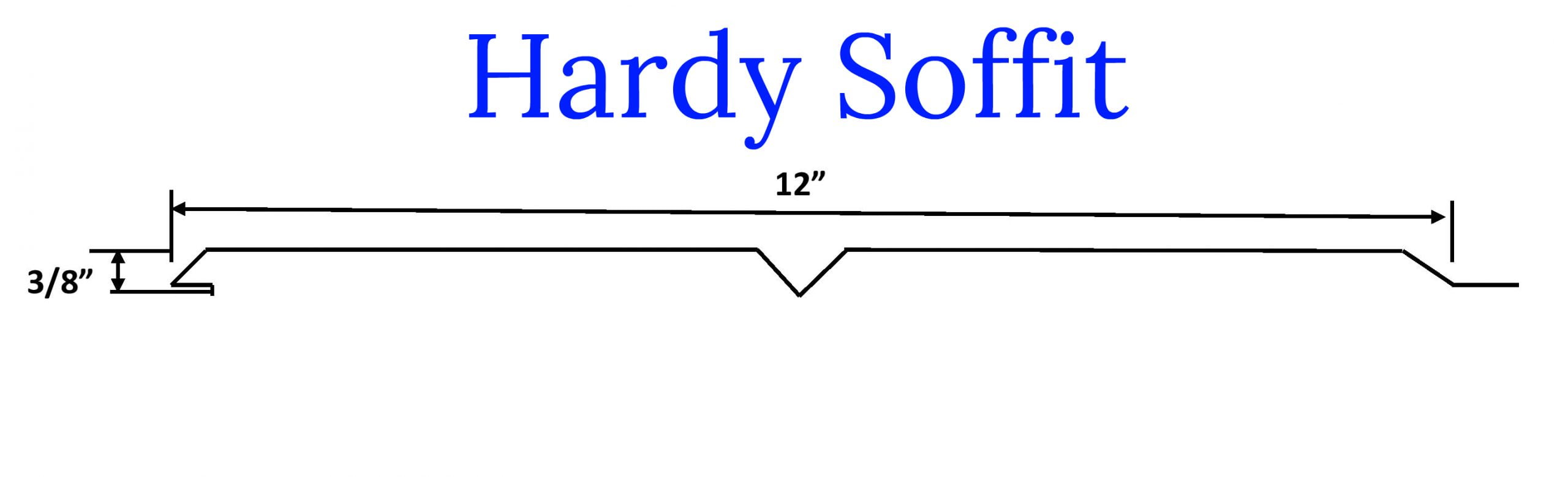 HARDY V-GROOVE STEEL SOFFIT (Double 6) 11-3/4" or 23-3/4" Lengths (50 sq.ft./Carton) - Image 2