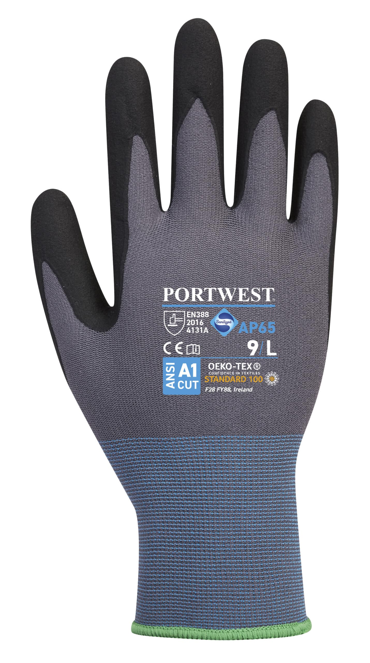PortWest AP65 NPR Pro Nitrile Foam Glove- Pair - Image 3