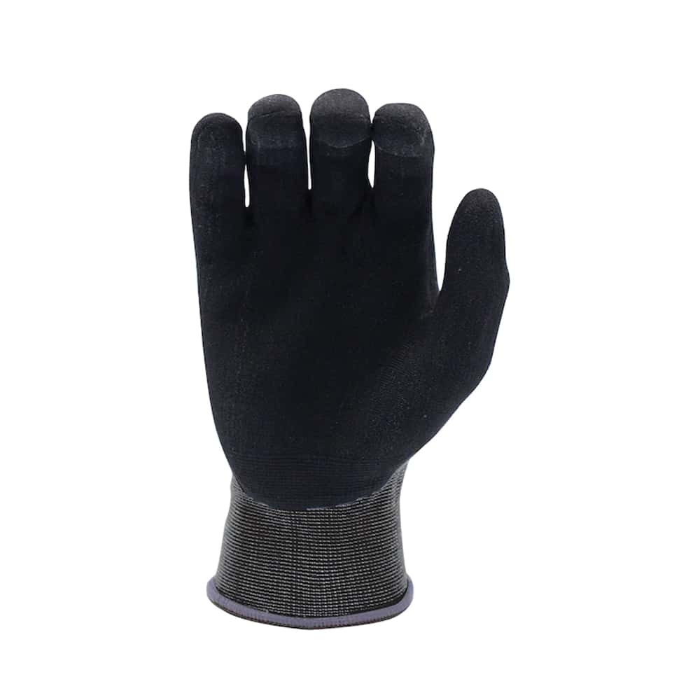 GRXPRO400 PRO Series Nitrile Dipped Multipurpose Gloves- Black - Image 2