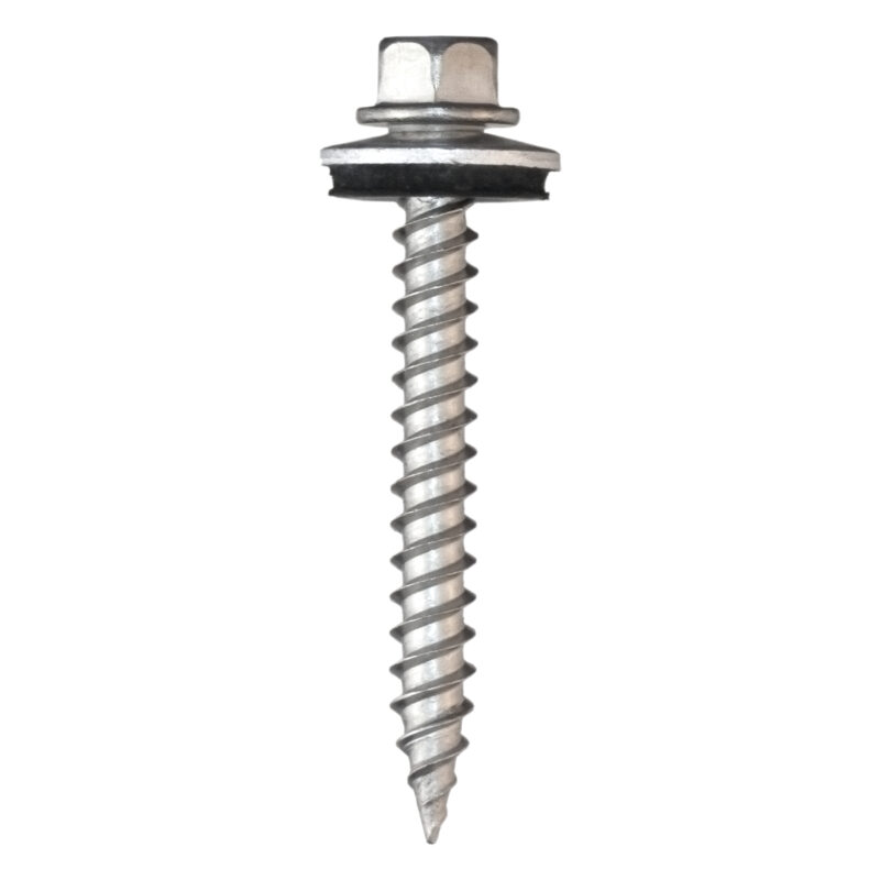 #9 FG 300 Series SS Metal Roofing/Siding EPDM Washered Screws - Bag of 250