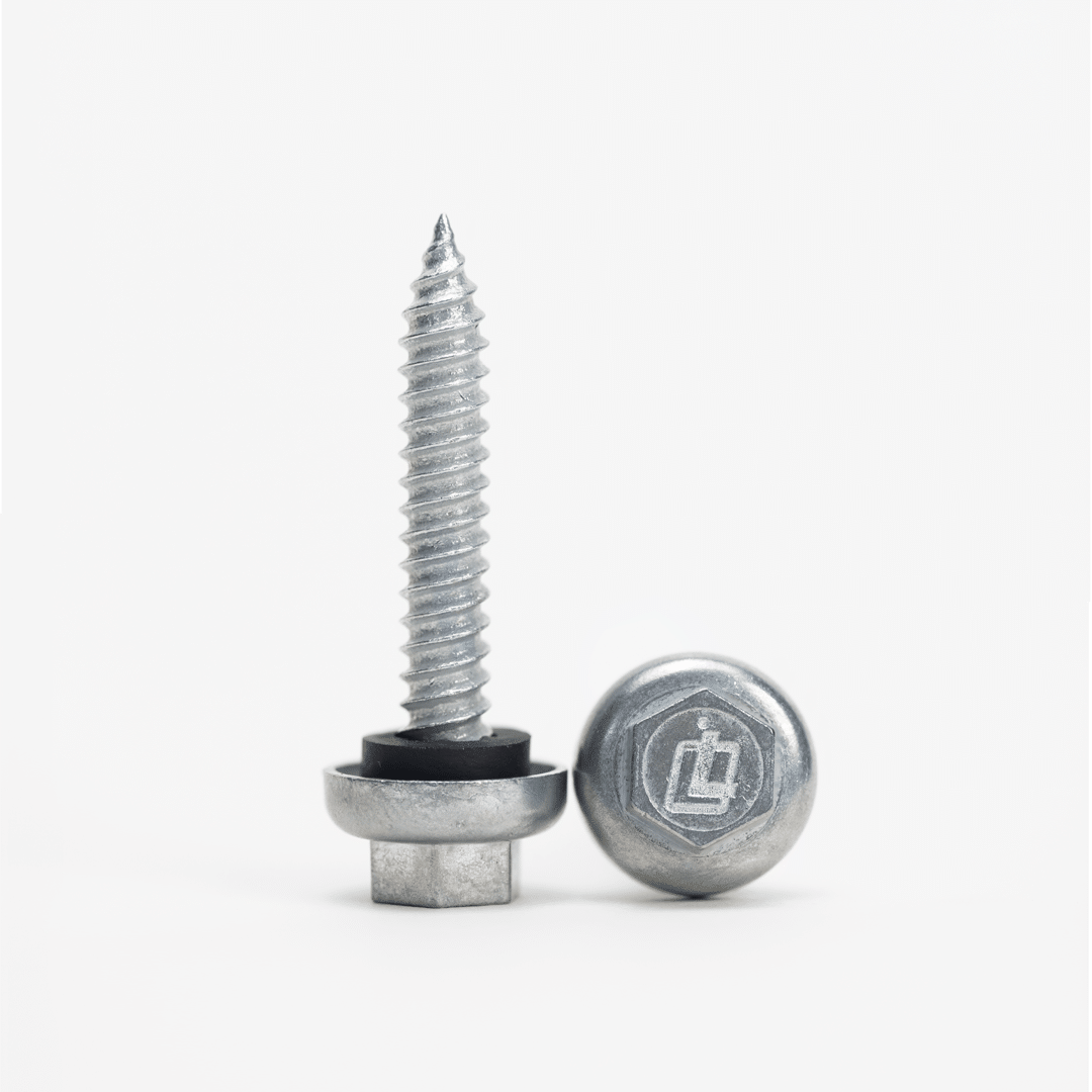 #14 ProZ Aluminum Cap Metal to Wood EPDM Washered Fasteners – Bag of 250
