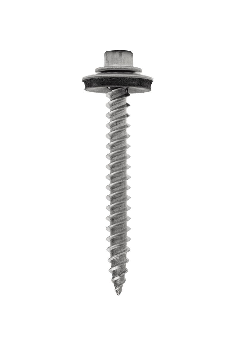 #12 ReGrip Stainless Steel Replacement Screw Metal to Wood - bag of 250 - EPDM with Metal Grommet Screws from Supply Maverick