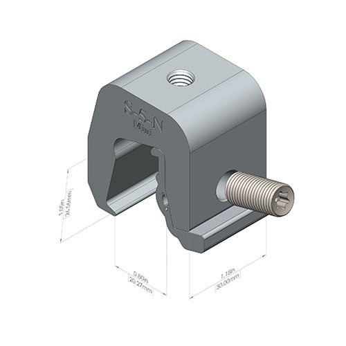 S-5-N Mini Clamp (M8 Bolt not included) - Image 3