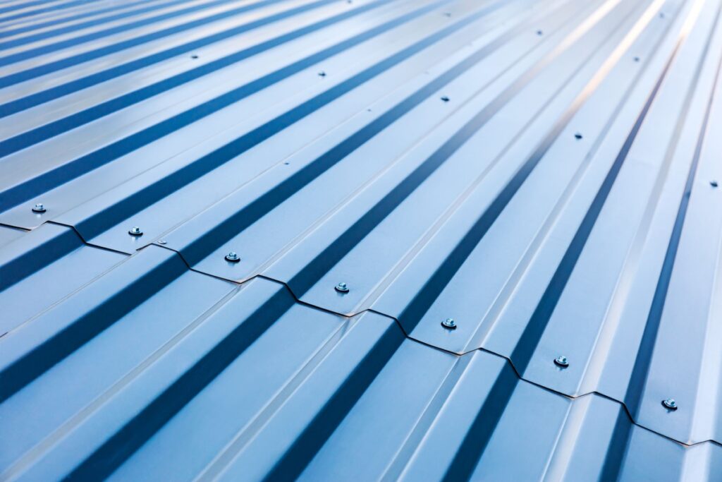 Metal roof screw placement